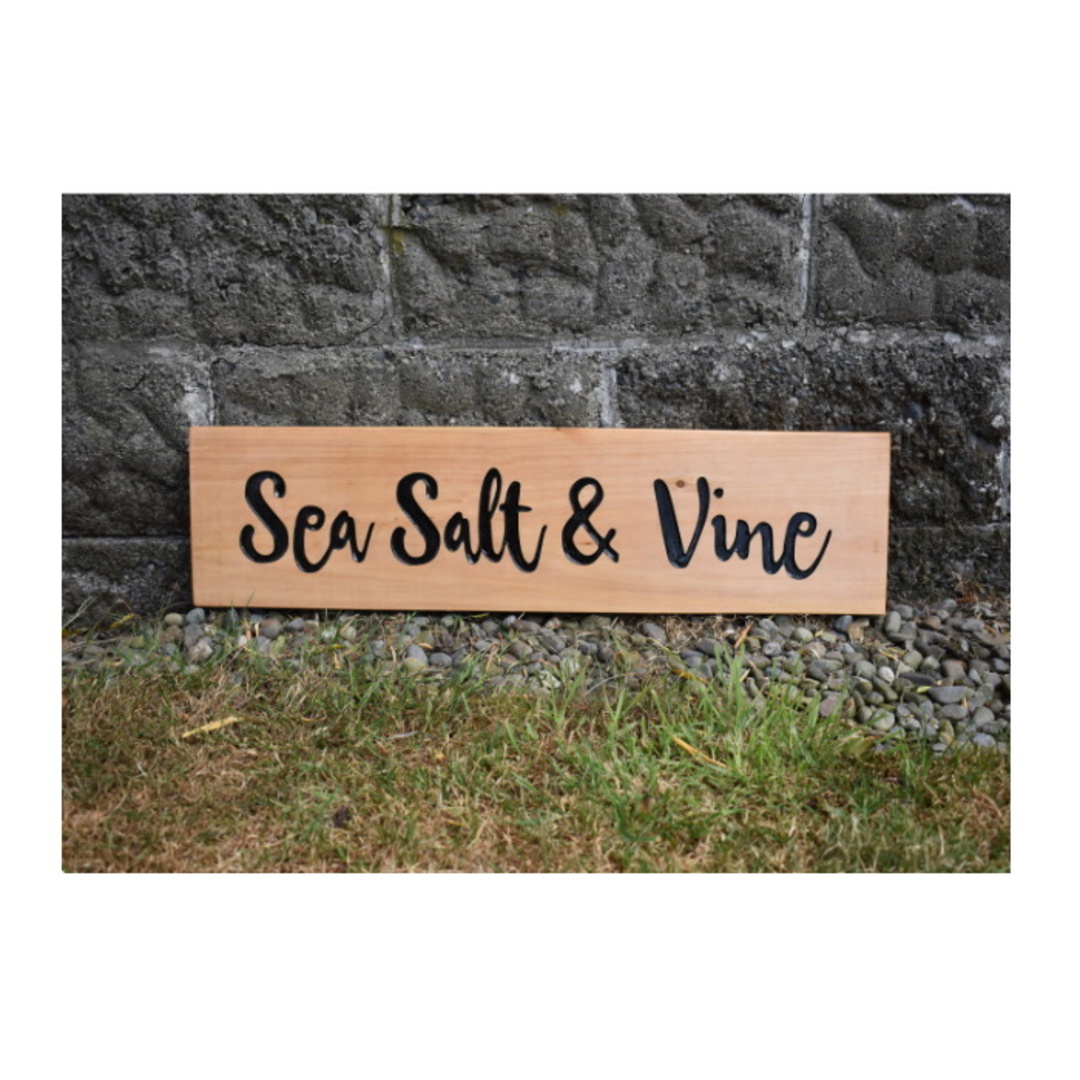 Macrocarpa 'Sea Salt & Vine' Sign image 0